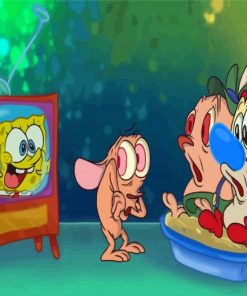 Ren And Stimpy Paint By Numbers