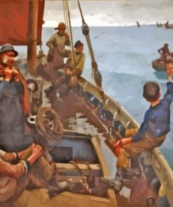 Stanhope Forbes Off To The Fishing Ground Paint By Numbers