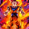 Super Saiyan God Art Paint By Numbers