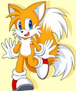 Tails Sonic The Hedgehog Character Paint By Numbers