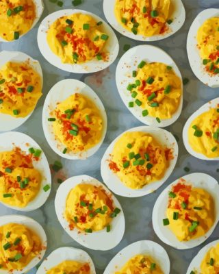 The Deviled Eggs Paint By Numbers