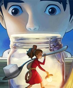 The Secret World Of Arrietty Animated Film Paint By Numbers