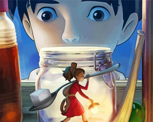 The Secret World Of Arrietty Animated Film Paint By Numbers