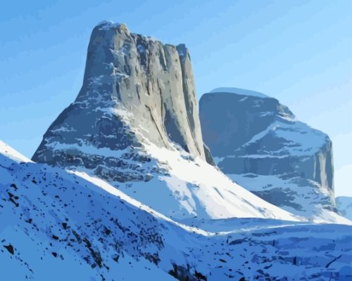 The Turret Baffin Island Paint By Numbers