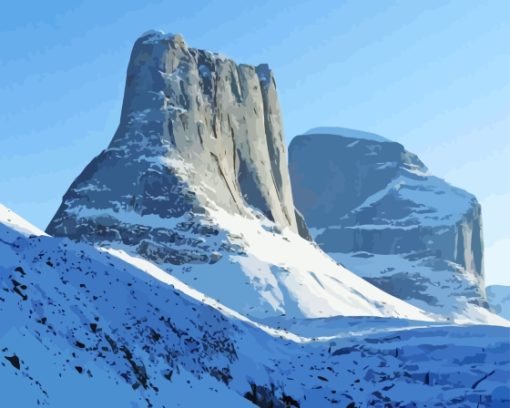 The Turret Baffin Island Paint By Numbers