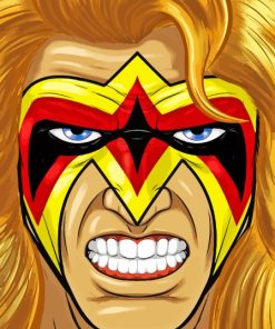 The Ultimate Warrior Art Paint By Numbers