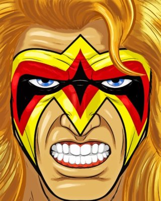 The Ultimate Warrior Art Paint By Numbers