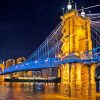 The Roebling Suspension Bridge Paint By Numbers