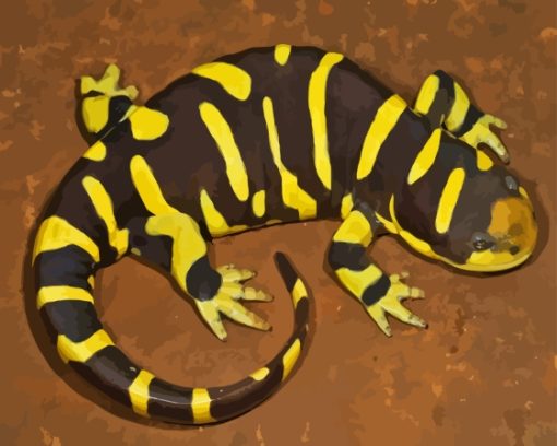 Tiger Salamander Paint By Numbers