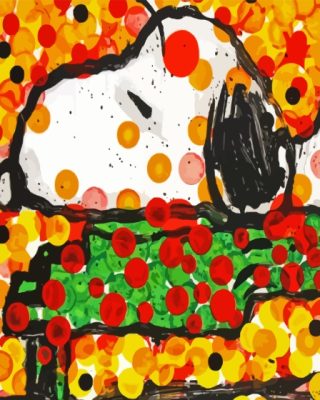 Tom Everhart Peanuts Snoopy Paint By Numbers