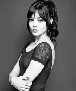 Vanessa Hudgens In Black And White Paint By Numbers