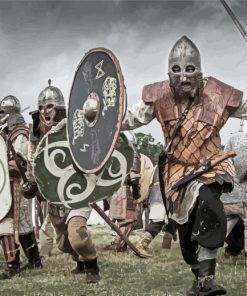 Viking Battle Paint By Numbers