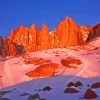 Winter Snow Mt Whitney California Paint By Numbers