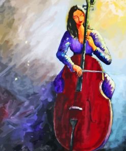 Woman Cello Paint By Numbers