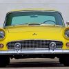 Yellow Thunderbird Classic Car Paint By Numbers