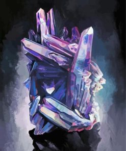 Abstract Amethyst Paint By Numbers