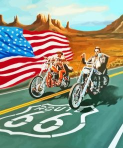 Aesthetic Easy Rider Paint By Numbers