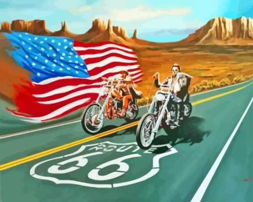 Aesthetic Easy Rider Paint By Numbers