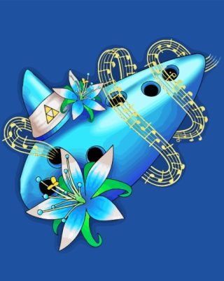 Aesthetic Ocarina Art Paint By Numbers