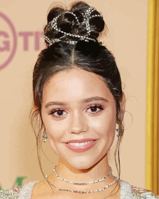 Aesthetic Jenna Ortega Paint By Numbers