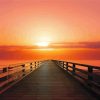 Aesthetic Pier Sunset Paint By Numbers