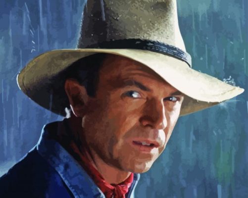 Aesthetic Sam Neill Paint By Numbers