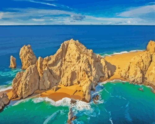 Cabo San Lucas Lovers Beach Paint By Numbers