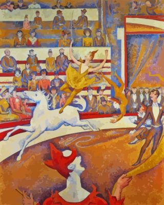 Cirque By George Seurat Paint By Numbers