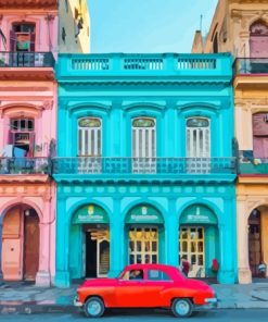 Colorful Buildings Kuba Paint By Numbers