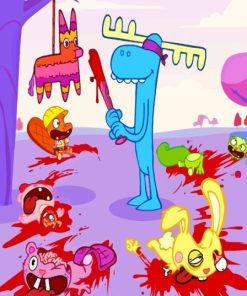 Cool Happy Tree Friends Paint By Numbers