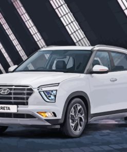 Creta Hyundai White Car Paint By Numbers