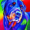 Cute Rottweiler Paint By Numbers