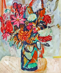 Flowering Vase Vanessa Bell Paint By Numbers