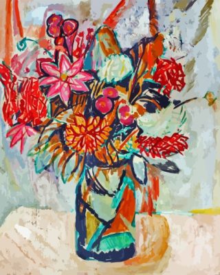 Flowering Vase Vanessa Bell Paint By Numbers