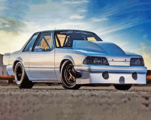 Grey Fox Body Mustang Paint By Numbers