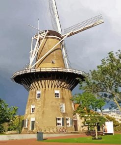 Molen De Valk Leiden City Paint By Numbers