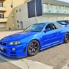 Nissan R34 Paint By Numbers