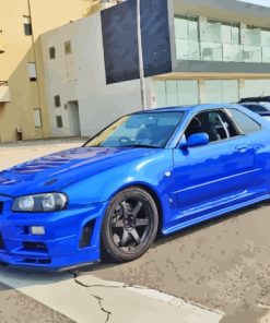 Nissan R34 Paint By Numbers