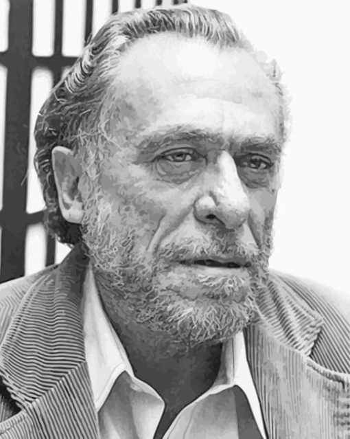 Poet Charles Bukowski Paint By Numbers