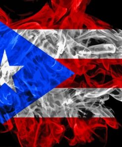 Puerto Rico Flag Paint By Numbers