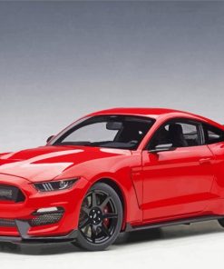 Red Shelby Mustang Paint By Numbers