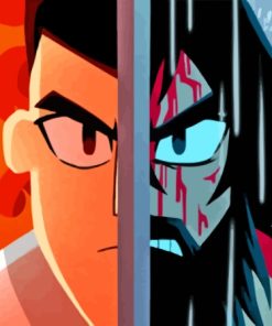 Samurai Jack Paint By Numbers