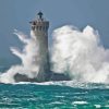 Storm On The Four Lighthouse Paint By Numbers