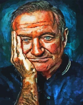 The Comedian Robin Williams Paint By Numbers