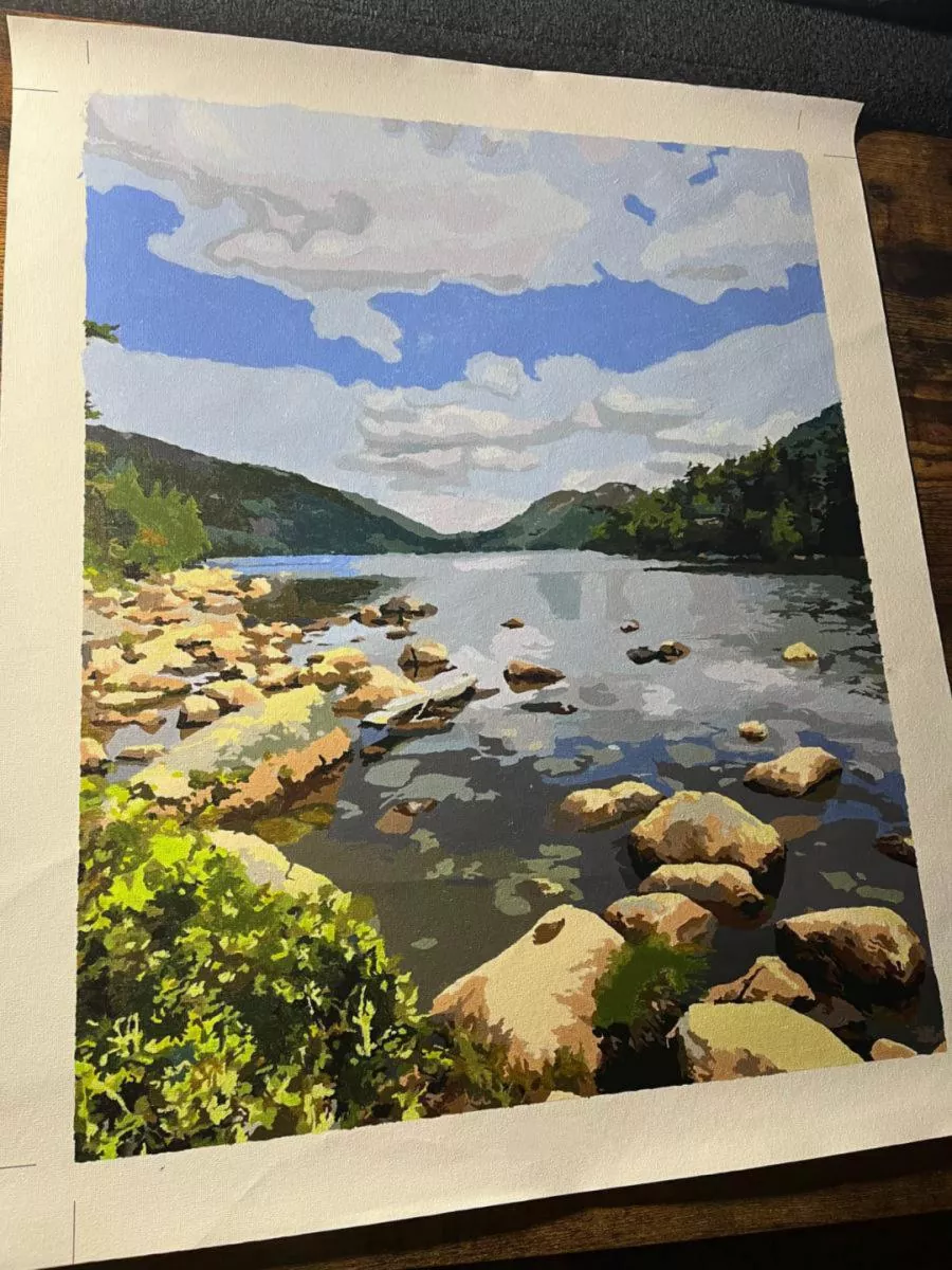Custom Painting By Numbers​ Landscape Reviews 6